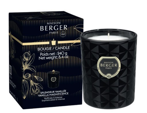 Lumanare parfumata Maison Berger Kali Noire Splendeur Vanillee 240g