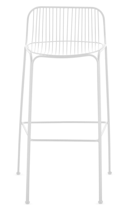 Scaun exterior Kartell Hiray design Ludovica & Roberto Palomba  h 96cm  alb