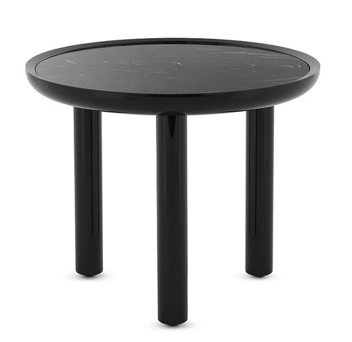 Masuta Kartell K-Top design Rodolfo Dordoni  d 60cm  h 50cm  Black - Marquina Black