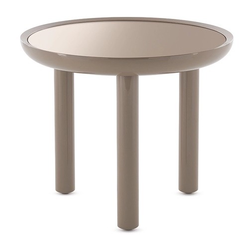 Masuta Kartell K-Top design Rodolfo Dordoni  d 60cm  h 50cm  Bronze Mirror - Dove