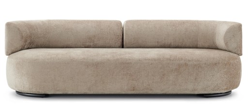 Canapea Kartell K-Waiting design Rodolfo Dordoni  230cm  Chenille Beige