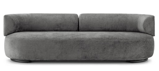 Canapea Kartell K-Waiting design Rodolfo Dordoni  230cm  Chenille Grey