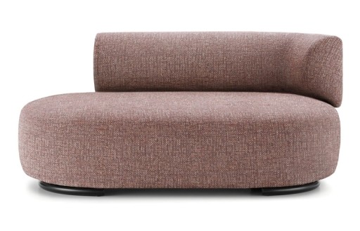 Canapea Kartell K-Waiting design Rodolfo Dordoni  153cm orientare dreapta  Texture Burgundy