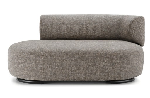 Canapea Kartell K-Waiting design Rodolfo Dordoni  153cm orientare dreapta  Texture Grey