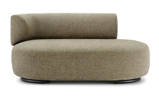 Canapea Kartell K-Waiting design Rodolfo Dordoni  153cm orientare stanga  Texture Green