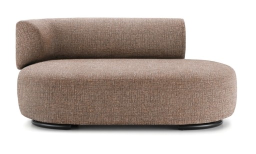 Canapea Kartell K-Waiting design Rodolfo Dordoni  153cm orientare stanga  Texture Brown