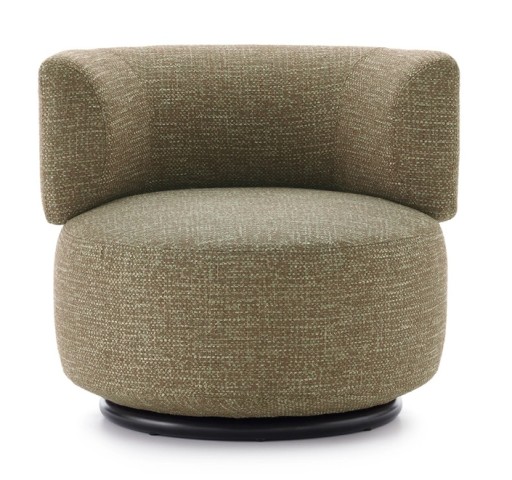 Fotoliu rotativ Kartell K-Waiting design Rodolfo Dordoni  Texture Green