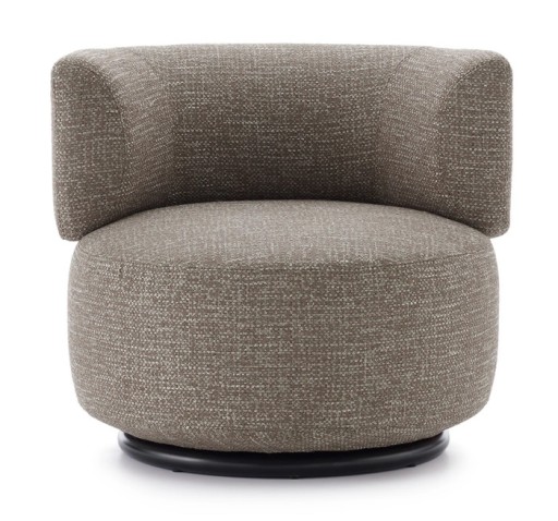 Fotoliu rotativ Kartell K-Waiting design Rodolfo Dordoni  Texture Grey