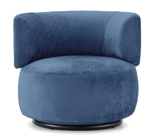 Fotoliu Kartell K-Waiting design Rodolfo Dordoni  Chenille Sky Blue