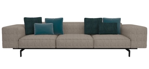Canapea Kartell Largo design Piero Lissoni  cu trei locuri  Gubbio Sand