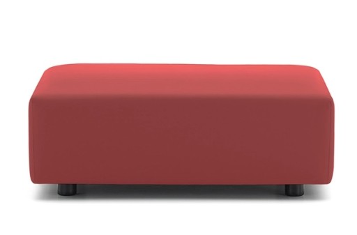 Pouf Kartell Plastics Tech Fabric design Piero Lissoni  ignifug  Red