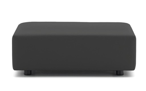 Pouf Kartell Plastics Tech Fabric design Piero Lissoni  ignifug  Black