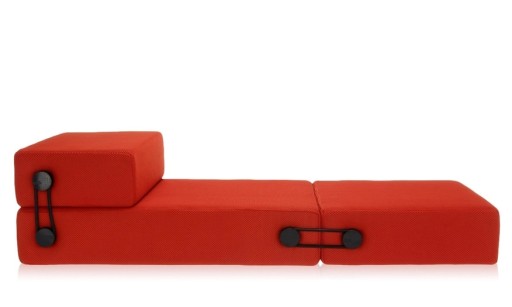 Pouf extensibil Kartell Trix design Piero Lissoni  Orange