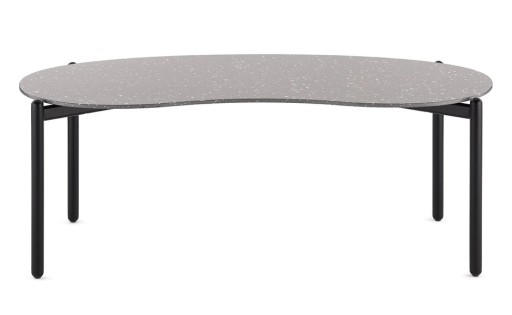 Masuta Kartell Undique design Patricia Urquiola  119x59x44cm  baza metalica  top ceramic  gri Terrazzo
