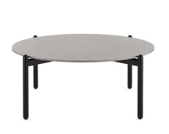 Masuta Kartell Undique design Patricia Urquiola  85x91x37cm  baza metalica  top ceramic  gri Terrazzo