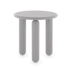 Masuta Kartell Undique Mas design Patricia Urquiola  48x48x51cm  baza lemn  top MDF  gri
