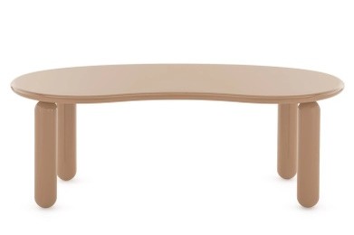 Masuta Kartell Undique Mas design Patricia Urquiola  119x59x44cm  baza lemn  top MDF  pudra