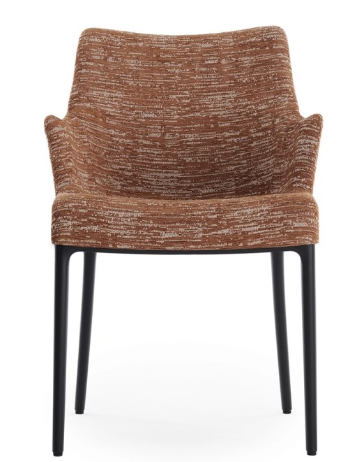 Scaun Kartell Eleganza Nia design Philippe Starck  cadru negru  tapiterie Melange White
