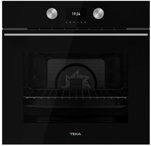 Cuptor electric incorporabil Teka Urban Colours HLB 8600 BK  SurroundTemp 12 functii  Hydroclean  70 litri  Clasa A+  Cristal Steam Black/Infinity Glass