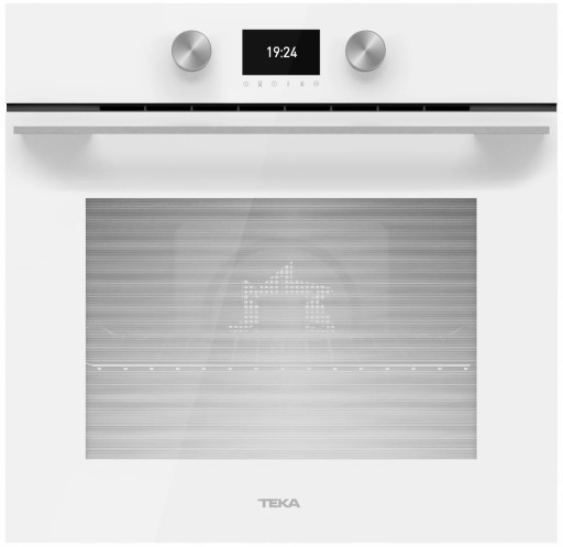 Cuptor electric incorporabil Teka Urban Colours HLB 8600 WH  SurroundTemp 12 functii  Hydroclean  70 litri  Clasa A+  Cristal Steam White/Infinity Glass