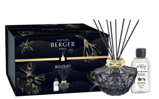 Difuzor parfum Maison Berger Kali Noir cu parfum Splendeur Vanillee 200ml