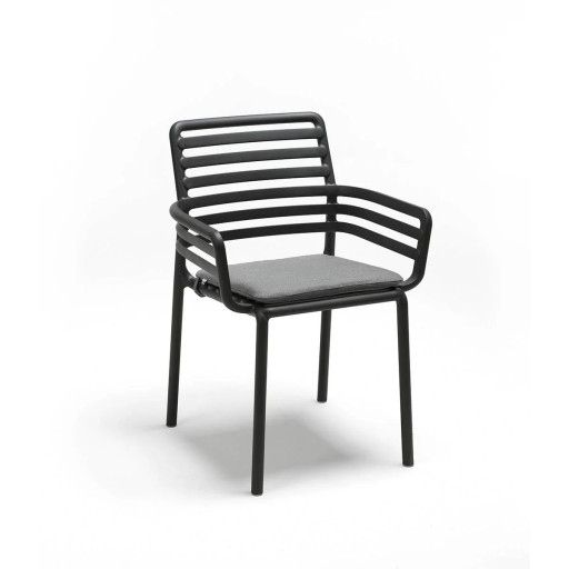 Perna pentru scaun exterior Nardi Doga  gri fumo Sunbrella