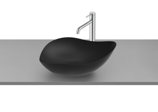 Lavoar tip bol Roca Ohtake 54x37.5cm  negru mat