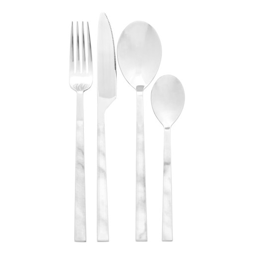 Tacâmuri argintiu din oțel inoxidabil 16 buc. Avie – Premier Housewares