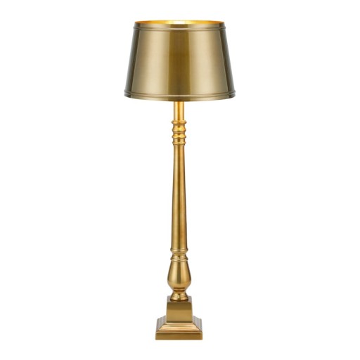 Veioză aurie cu abajur din metal (înălțime 66 cm) Metallo – Markslöjd