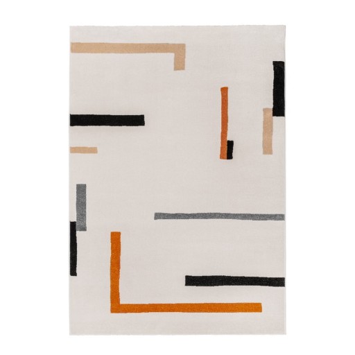 Covor portocaliu/crem 120x180 cm Linea – Universal