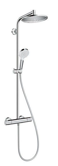 Coloana de dus Hansgrohe Crometta S 240 1 jet cu baterie dus termostatata  crom