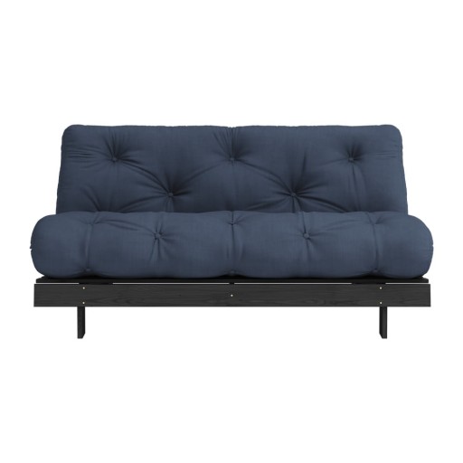 Canapea albastru-închis extensibilă 160 cm Roots Black Night – Karup Design