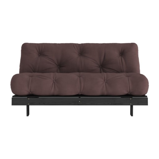 Canapea maro închis extensibilă 160 cm Roots Black Night – Karup Design