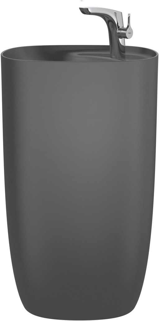 Lavoar pe pardoseala Roca Beyond 500x450x880mm  negru