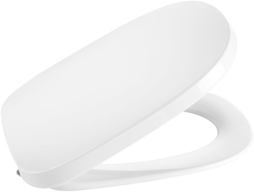 Capac wc Roca Beyond cu inchidere lenta si QuickRelease  alb