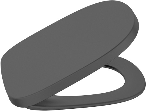Capac wc Roca Beyond cu inchidere lenta si QuickRelease  negru