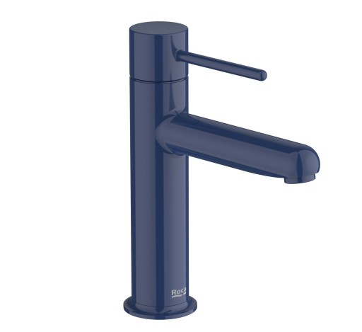 Baterie lavoar Roca NU S  Cold Start  fara ventil  maneta pin  Cobalt Blue