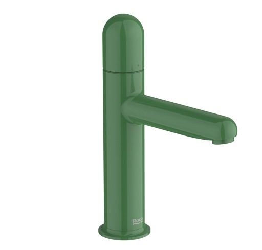 Baterie lavoar Roca NU S  Cold Start  fara ventil  maneta dome  Mint Green