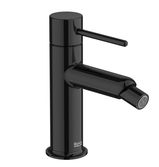 Baterie bideu Roca NU  fara ventil  maneta pin  Titanium Black
