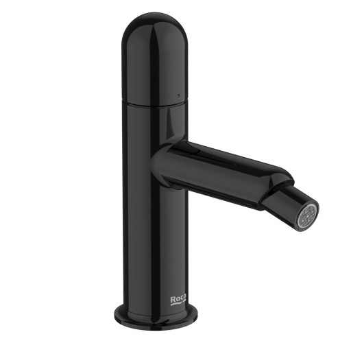 Baterie bideu Roca NU  fara ventil  maneta dome  Titanium Black