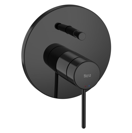 Baterie cada - dus Roca NU cu montaj incastrat  maneta pin  necesita corp incastrat  Titanium Black