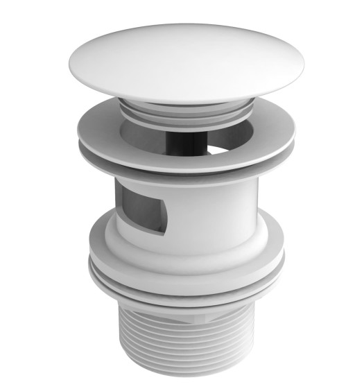 Ventil click-clack Roca pentru lavoare cu preaplin  White Matt