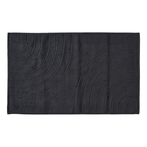 Covoraș de baie negru 50x80 cm Time – Zone