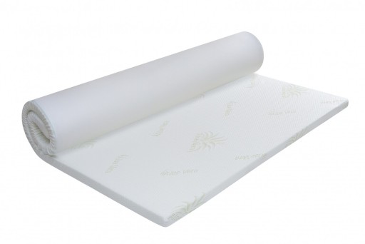 Topper saltea Green Future, Aloe Vera 7 zone de confort 140x200 cm, H 5 cm