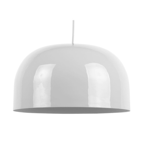 Lustră albă cu abajur din metal ø 40 cm Dome – Leitmotiv