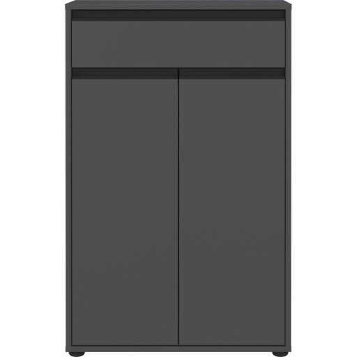 Dulap de baie gri antracit înalt 63x98 cm Lemont – Germania