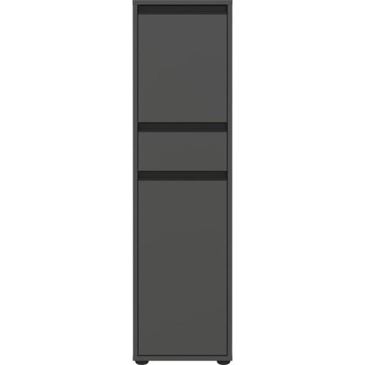 Dulap de baie gri antracit înalt/îngust 33x121 cm Lemont – Germania
