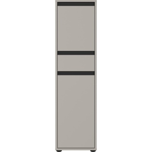 Dulap de baie gri înalt/îngust 33x121 cm Lemont – Germania