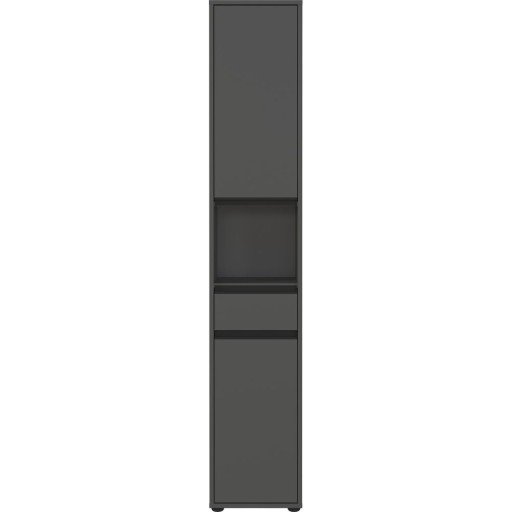 Dulap de baie gri antracit înalt/îngust 33x181 cm Lemont – Germania