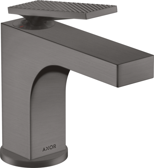 Baterie lavoar Axor Citterio 90 EcoSmart  levier rhombic  ventil pop-up  brushed black